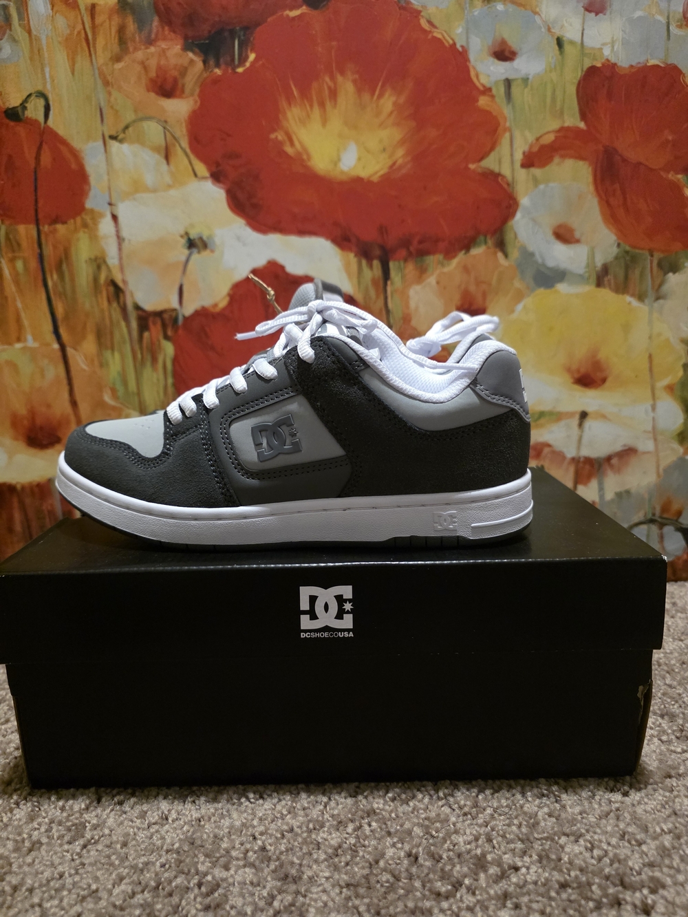 DC Manteca 4 Grey/LT Grey Sneakers
